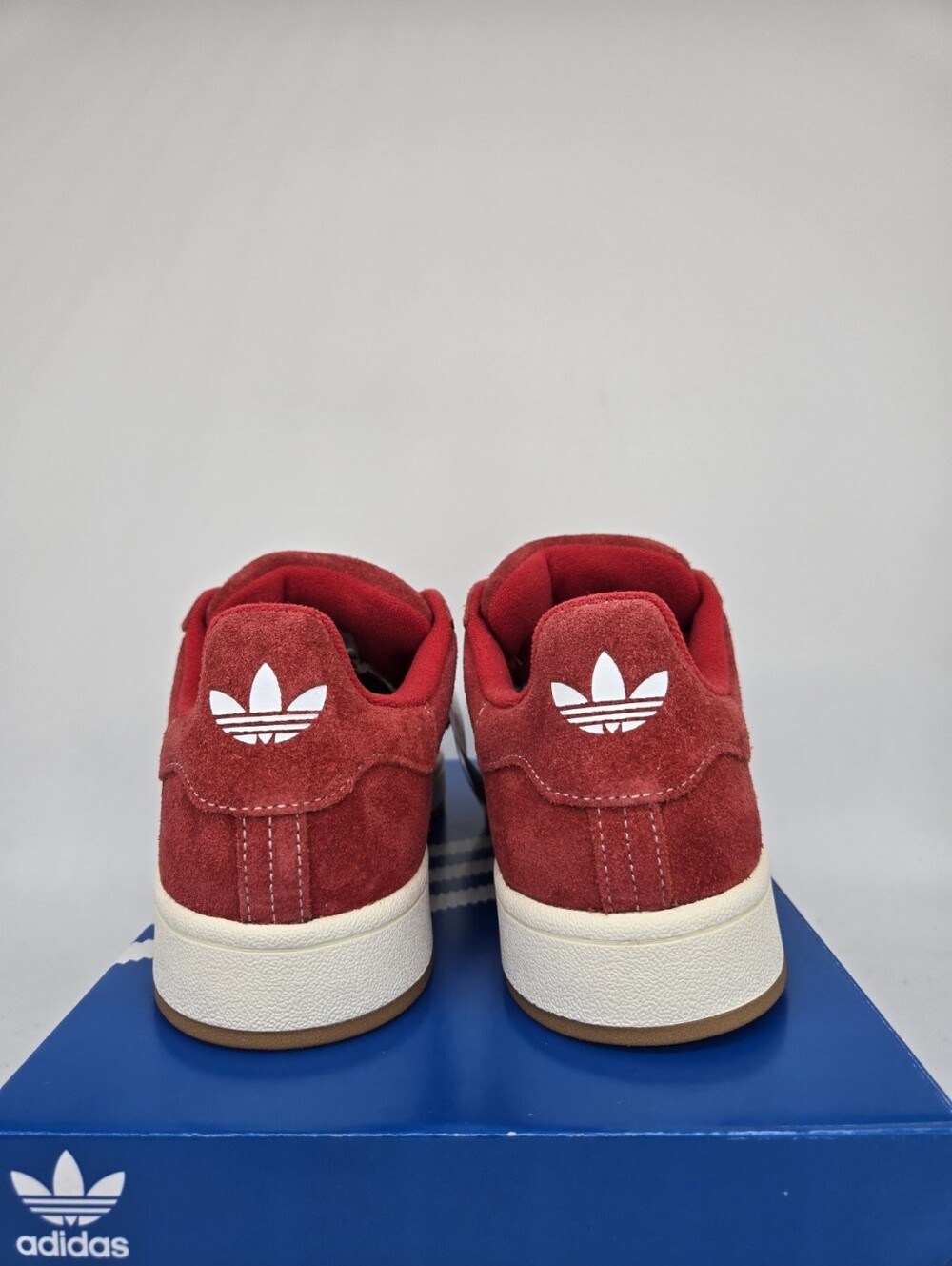 adidas Men's Campus 00s H03474 Better Scarlet Cloud White Shoes Size 9.5 - Picture 4 of 8